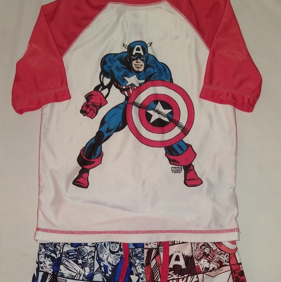captain america swimsuit